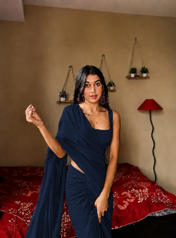 Navy_Blue_Georgette_SAREE_For_WOMEN
