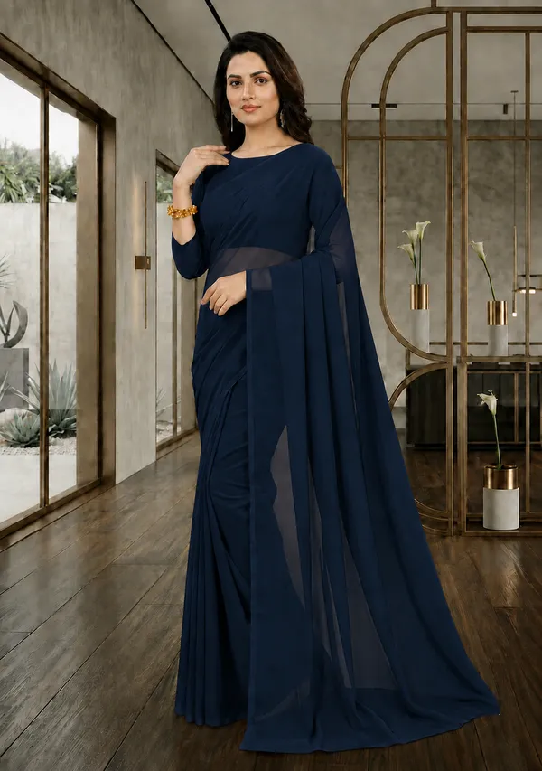 Navy_Blue_Georgette_SAREE_For_WOMEN