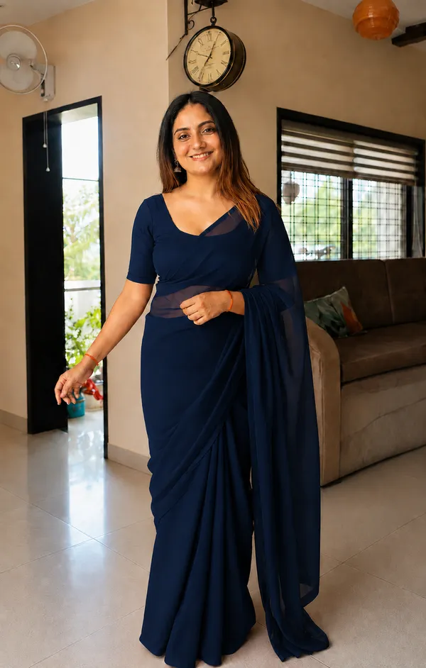 Navy_Blue_Georgette_SAREE_For_WOMEN