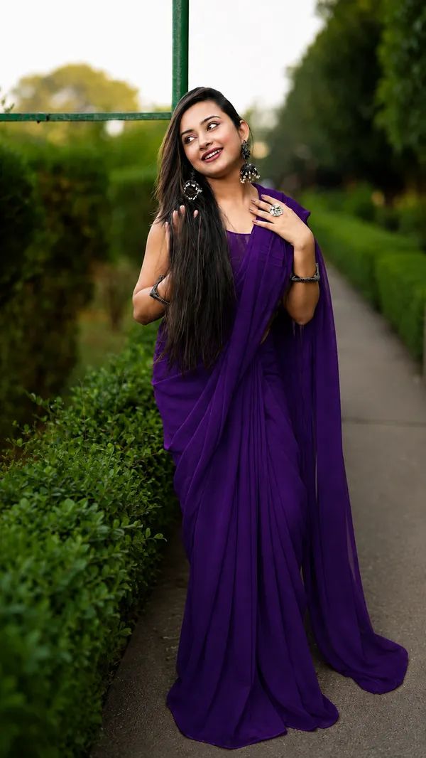 Purple_Georgette_SAREE_For_WOMEN