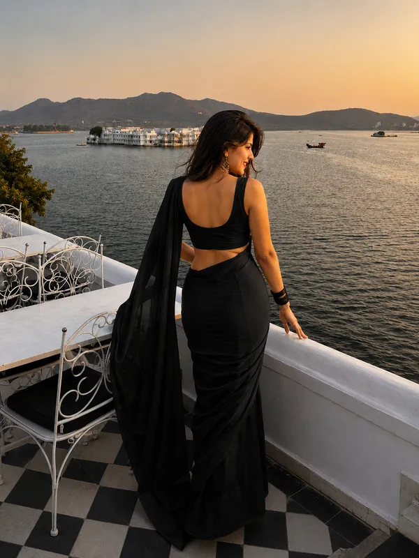 Black_Georgette_SAREE_For_WOMEN