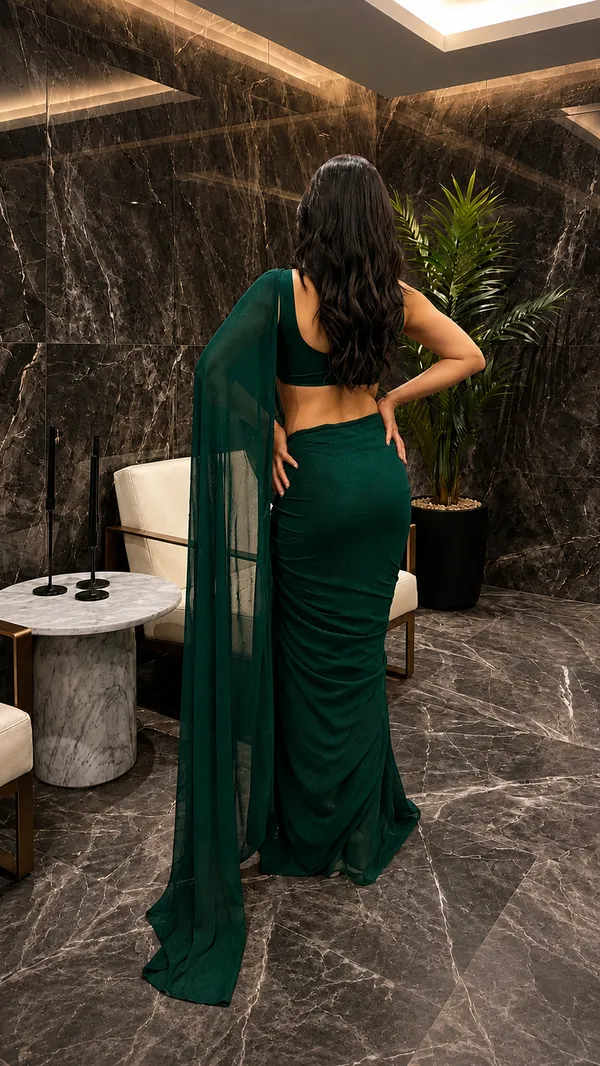 Green_Georgette_SAREE_For_WOMEN