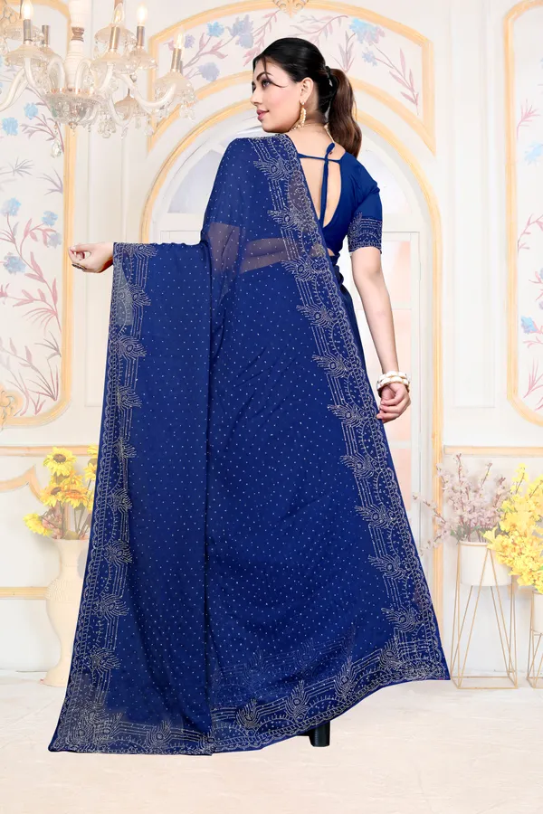 Navy_Blue_Georgette_SAREE_For_WOMEN
