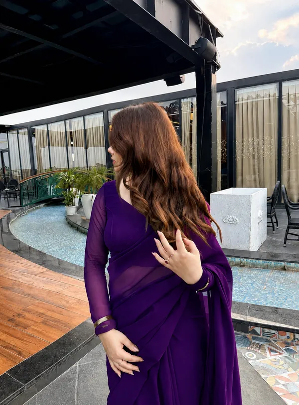 Purple_Georgette_SAREE_For_WOMEN