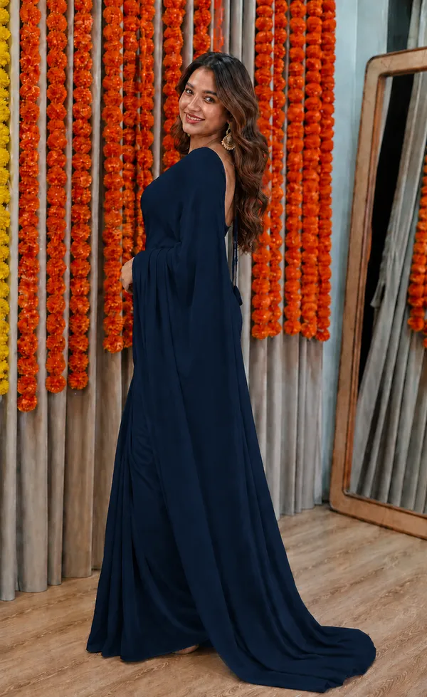 Navy_Blue_Georgette_SAREE_For_WOMEN