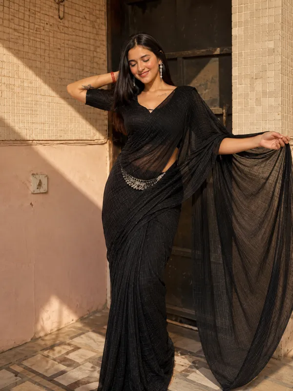 Black_Georgette_SAREE_For_WOMEN