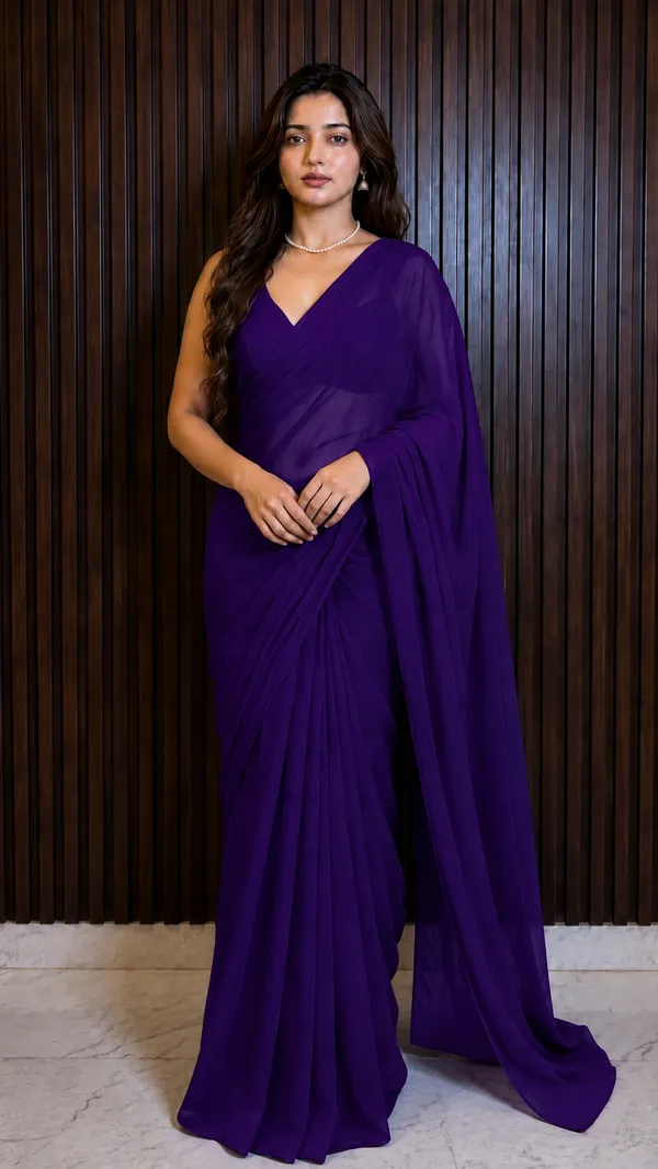 Purple_Georgette_SAREE_For_WOMEN