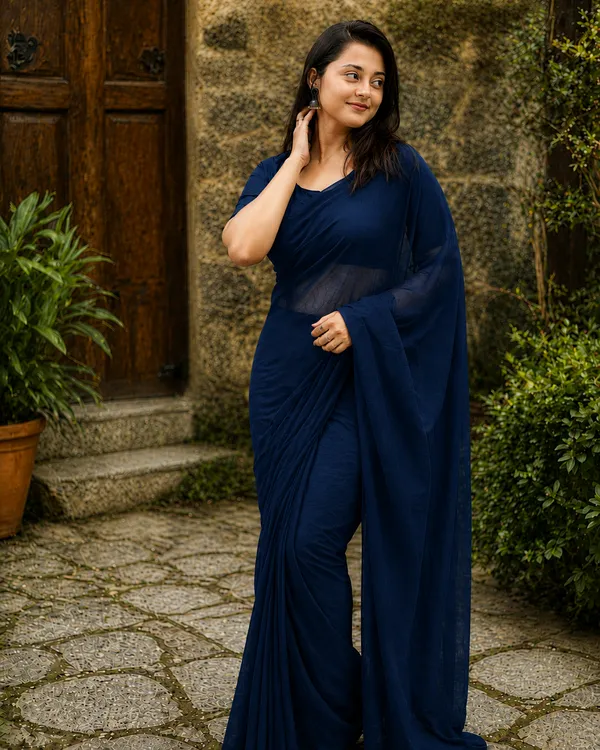 Navy_Blue_Georgette_SAREE_For_WOMEN