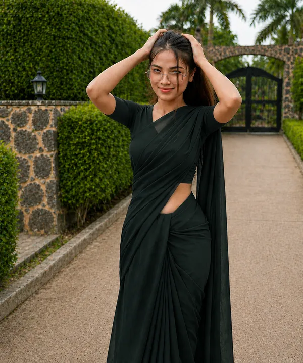 Black_Georgette_SAREE_For_WOMEN