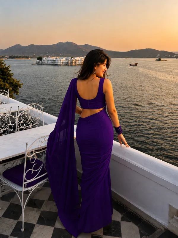 Purple_Georgette_SAREE_For_WOMEN