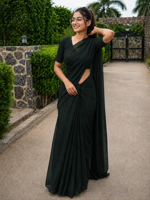Black_Georgette_SAREE_For_WOMEN