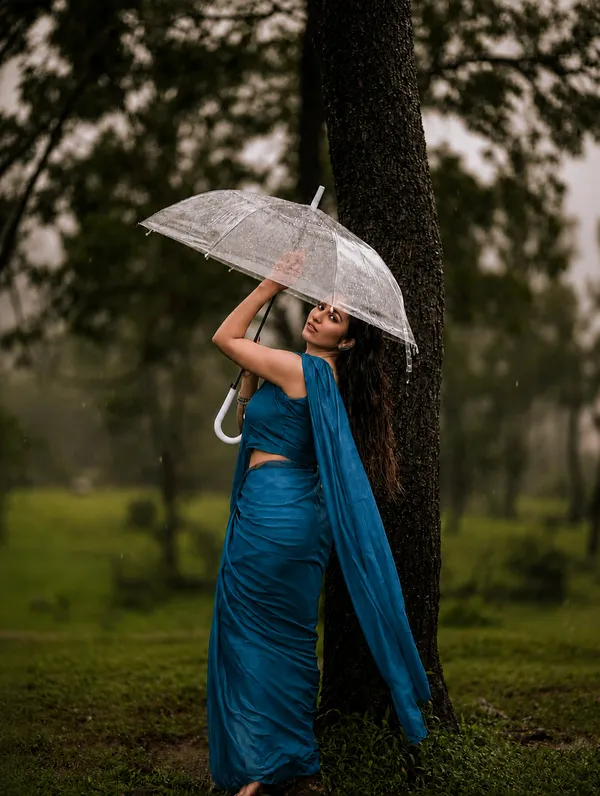 Teal_Georgette_SAREE_For_WOMEN