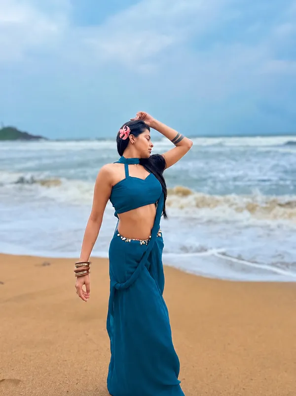 Teal_Blue_Georgette_SAREE_For_WOMEN