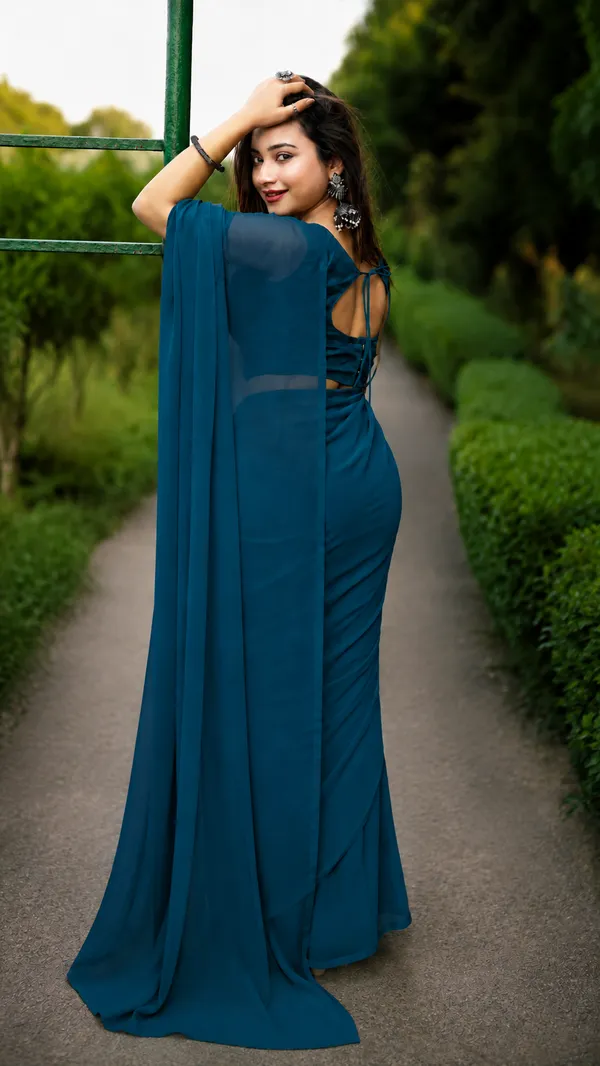 Blue_Georgette_SAREE_For_WOMEN
