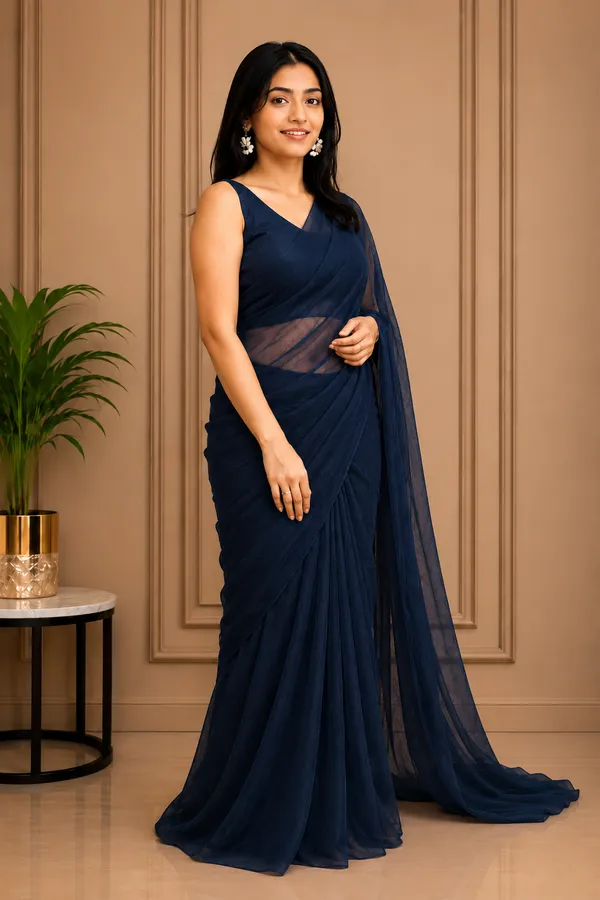 Navy_Blue_Georgette_SAREE_For_WOMEN