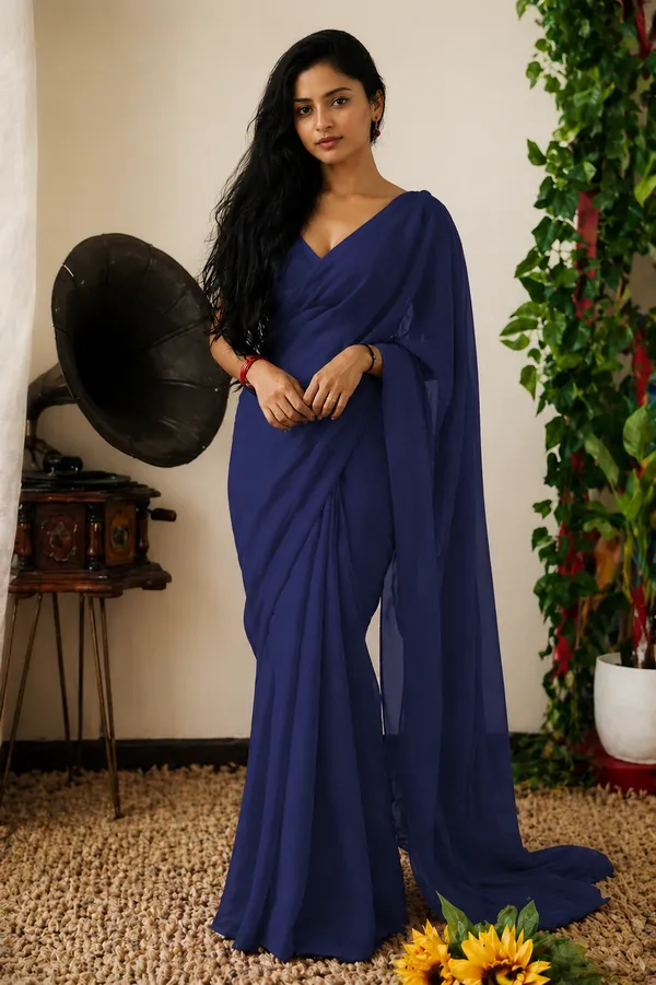 Navy_Blue_Georgette_SAREE_For_WOMEN
