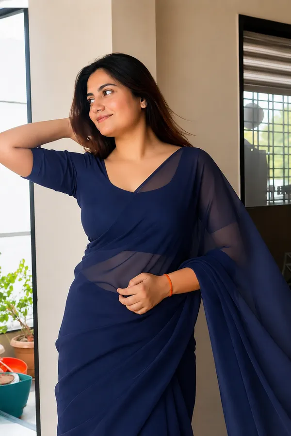 Navy_Blue_Georgette_SAREE_For_WOMEN
