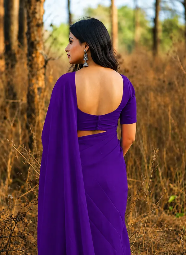 Purple_Georgette_SAREE_For_WOMEN