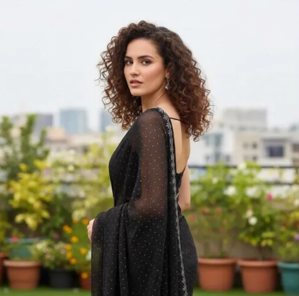 Black_Georgette_SAREE_For_WOMEN