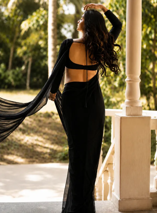 Black_Georgette_SAREE_For_WOMEN