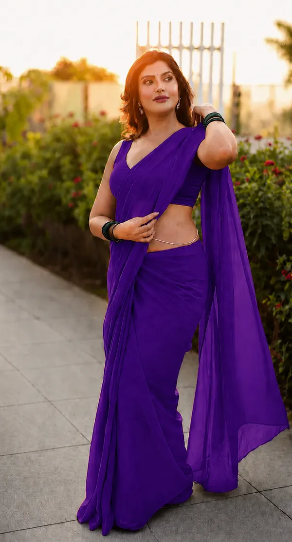 Purple_Georgette_SAREE_For_WOMEN