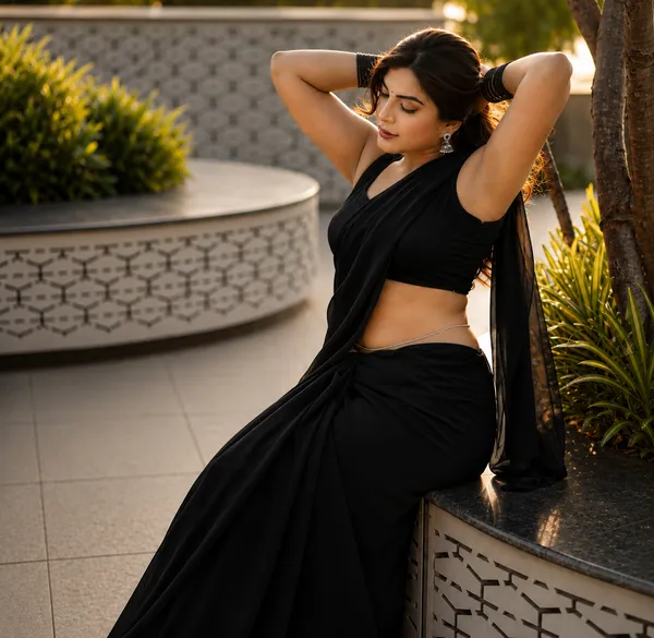 Black_Georgette_SAREE_For_WOMEN