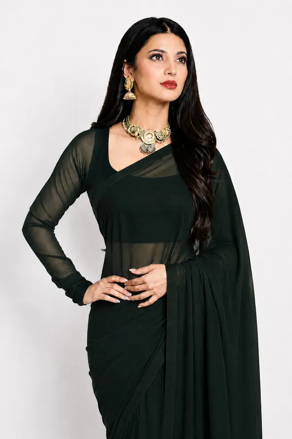 Black_Georgette_SAREE_For_WOMEN