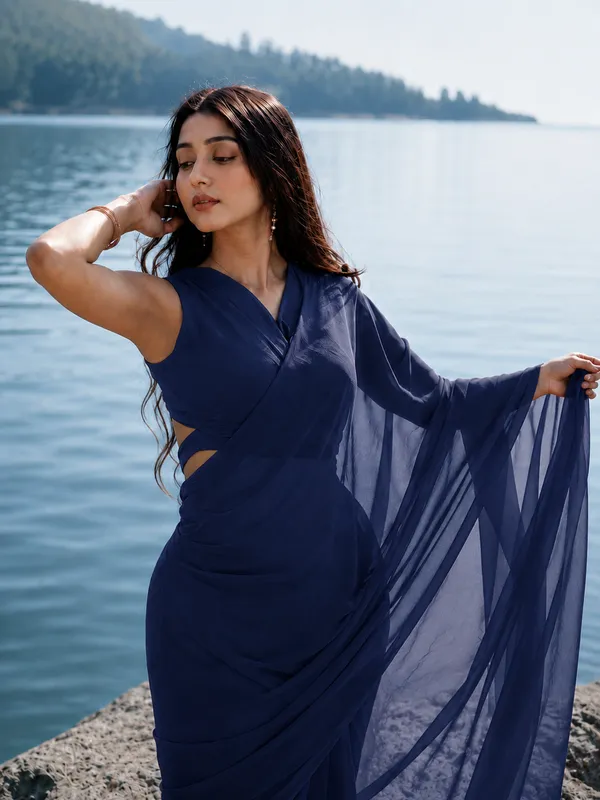 Navy_Blue_Georgette_SAREE_For_WOMEN