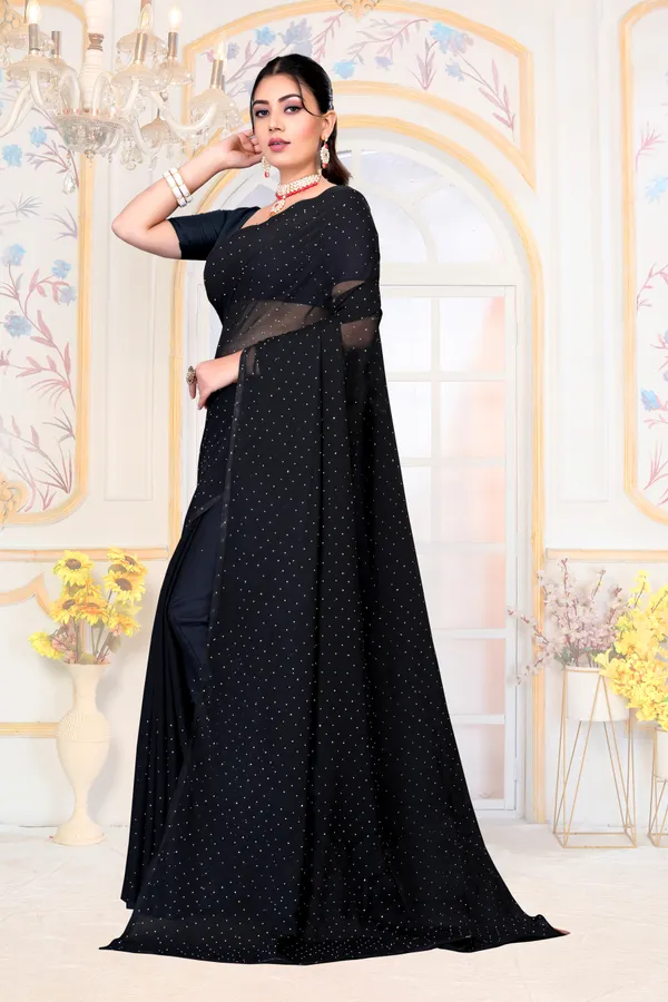 Black_Georgette_SAREE_For_WOMEN