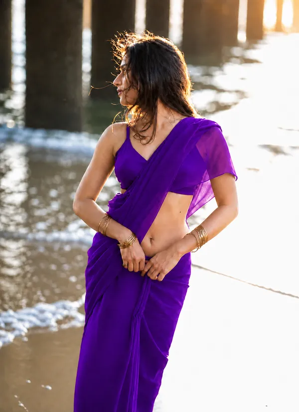 Purple_Georgette_SAREE_For_WOMEN