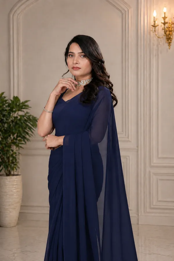 Navy_Blue_Georgette_SAREE_For_WOMEN