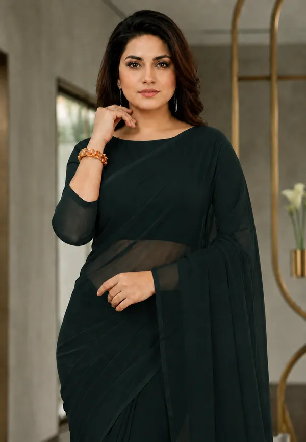 Black_Georgette_SAREE_For_WOMEN