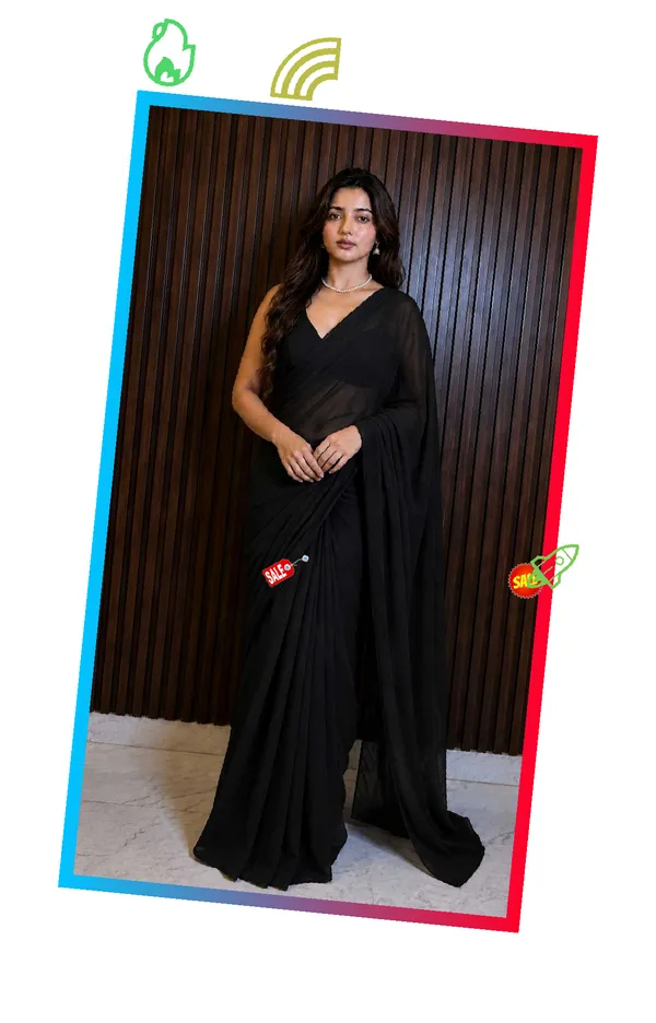 Black_Georgette_SAREE_For_WOMEN