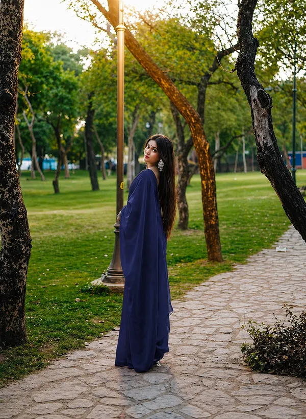 Navy_Blue_Georgette_SAREE_For_WOMEN