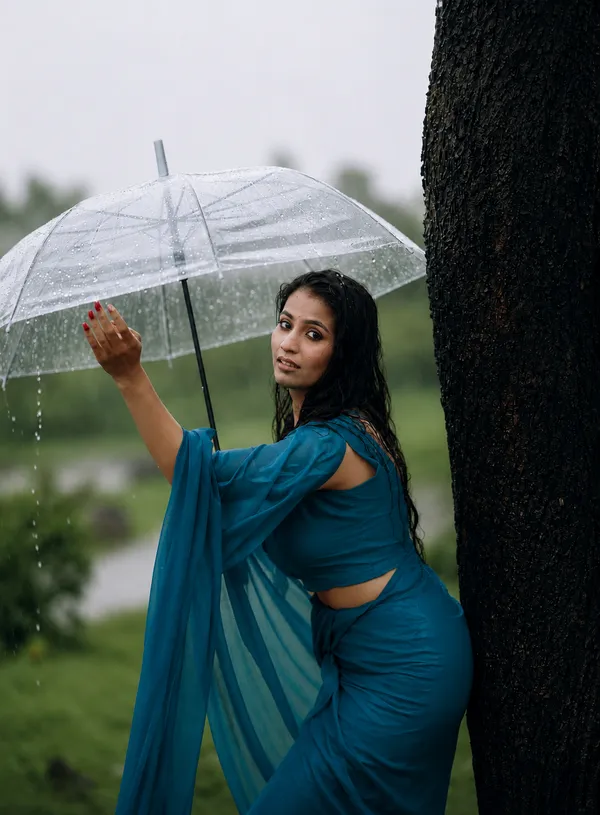 Teal_Georgette_SAREE_For_WOMEN
