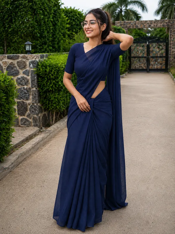 Navy_Blue_Georgette_SAREE_For_WOMEN