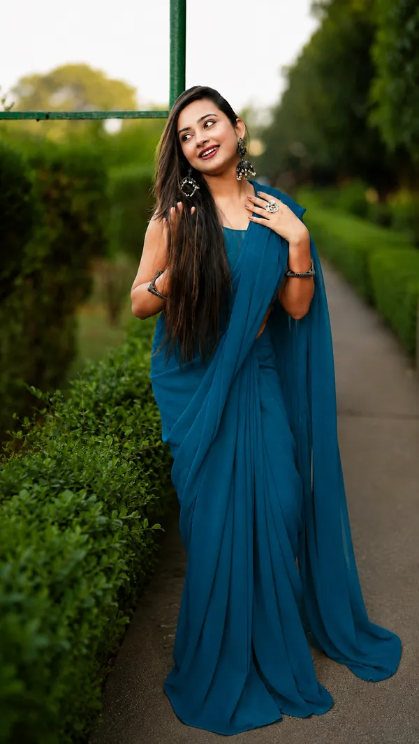 Blue_Georgette_SAREE_For_WOMEN