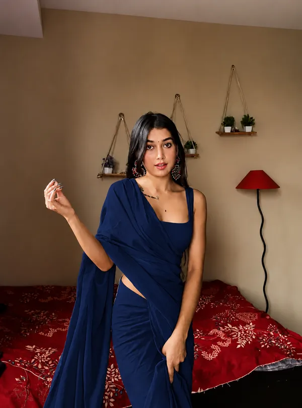 Navy_Blue_Georgette_SAREE_For_WOMEN