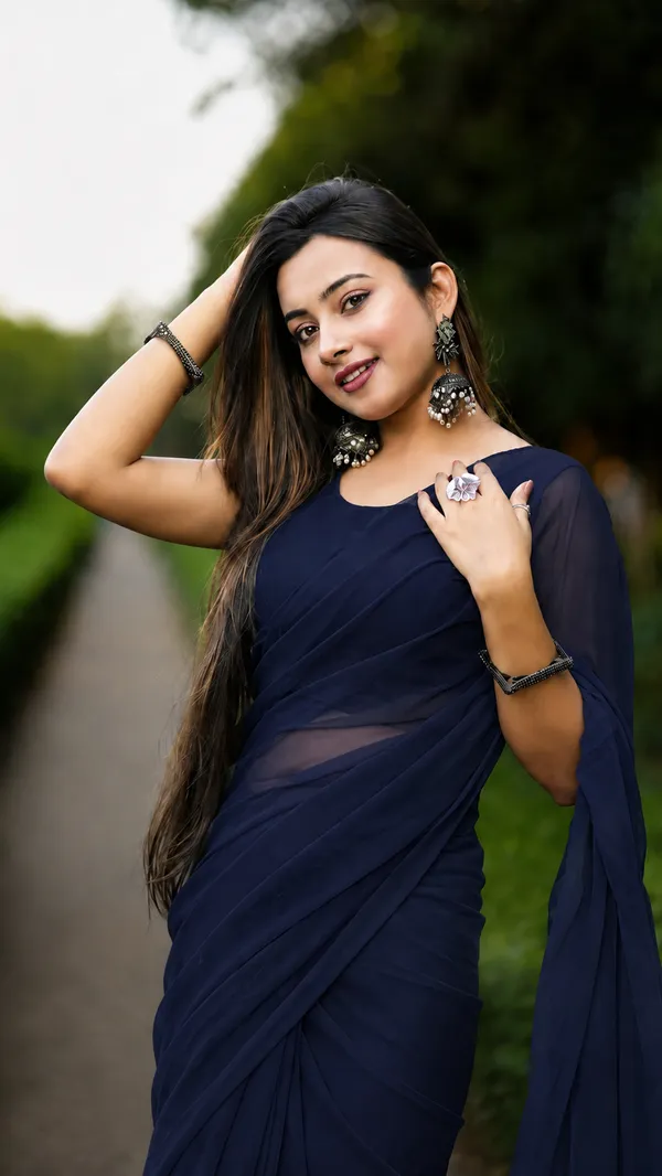 Navy_Blue_Georgette_SAREE_For_WOMEN