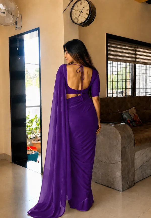 Purple_Georgette_SAREE_For_WOMEN