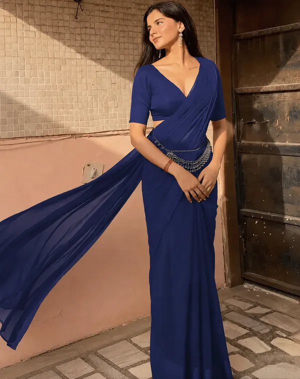 Navy_Blue_Georgette_SAREE_For_WOMEN