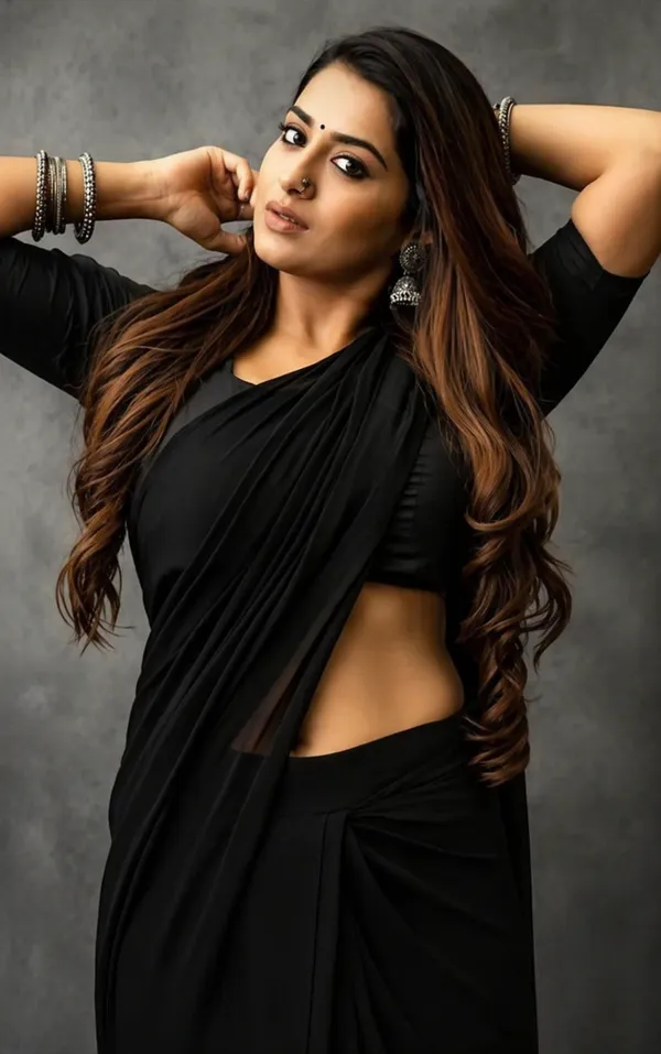 Black_Georgette_SAREE_For_WOMEN