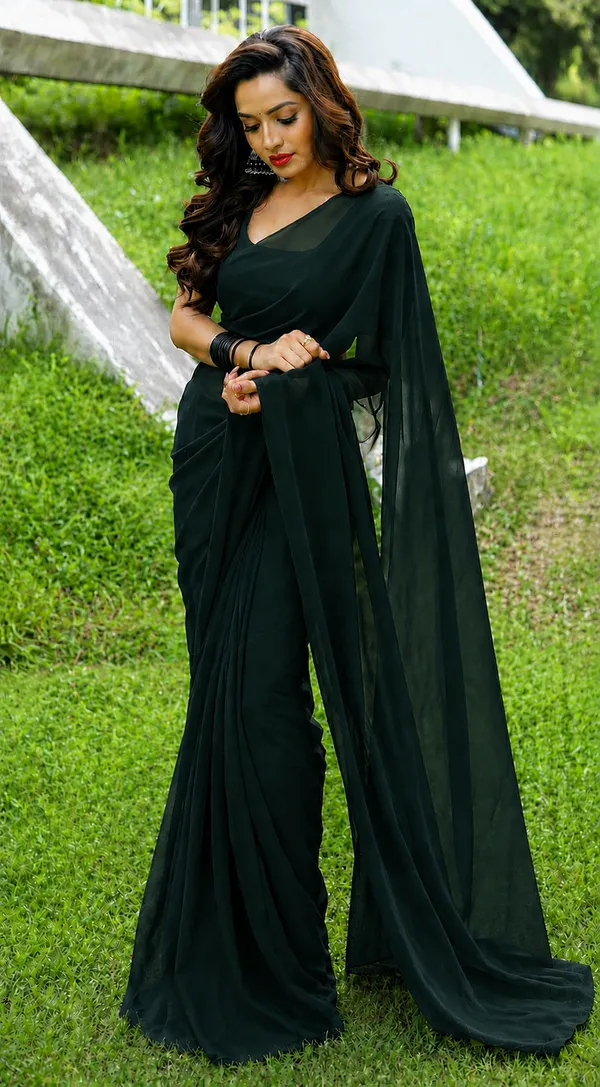 Black_Georgette_SAREE_For_WOMEN