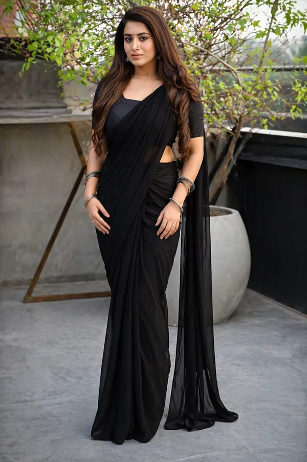 Black_Georgette_SAREE_For_WOMEN