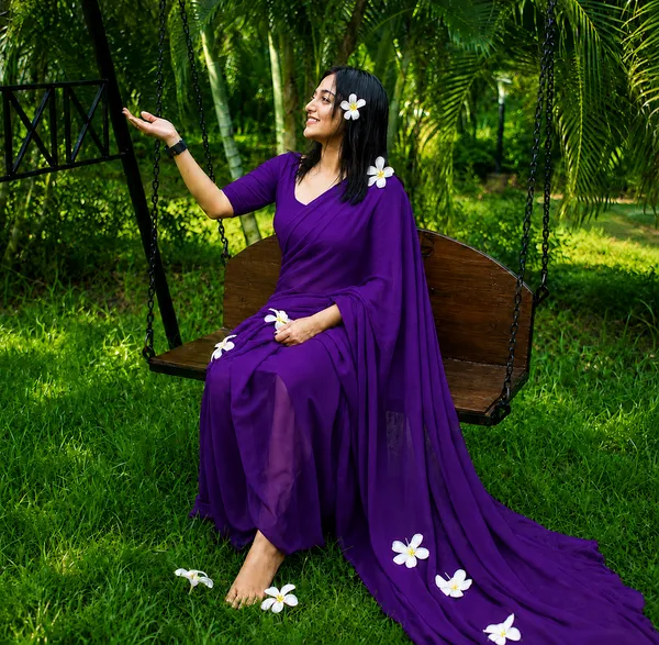 Purple_Georgette_SAREE_For_WOMEN