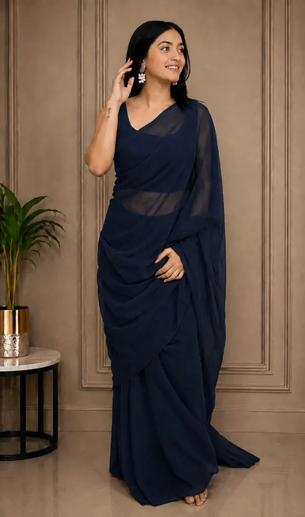Navy_Blue_Georgette_SAREE_For_WOMEN