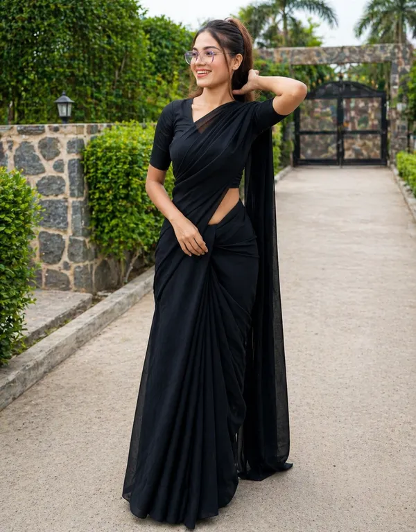Black_Georgette_SAREE_For_WOMEN