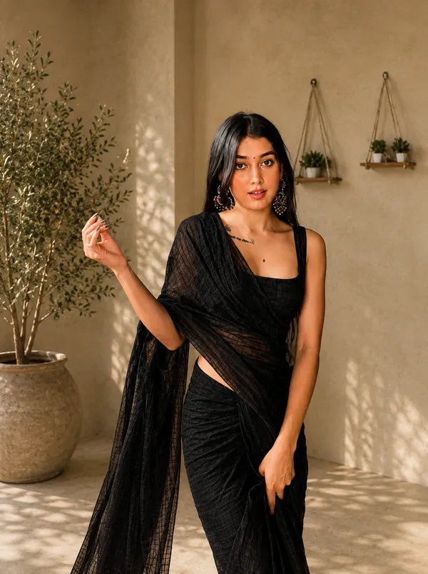 Black_Georgette_SAREE_For_WOMEN