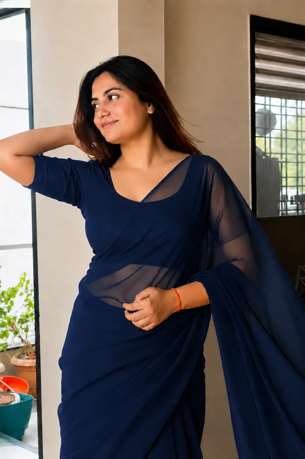 Navy_Blue_Georgette_SAREE_For_WOMEN