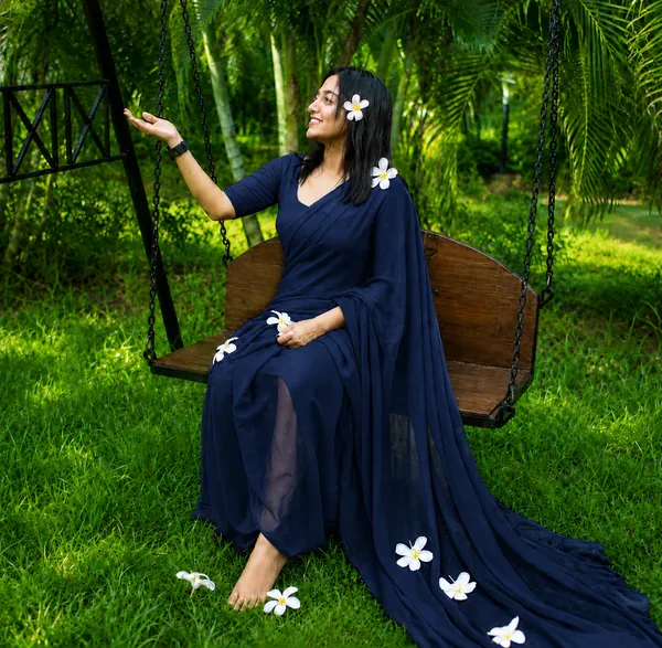 Navy_Georgette_SAREE_For_WOMEN
